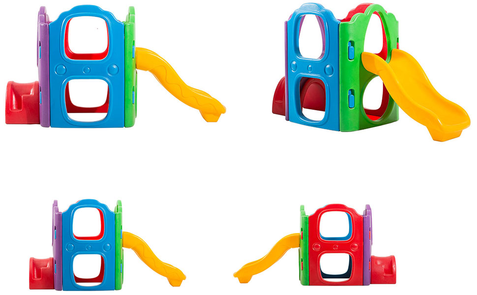 Kids Swing Set With Slide